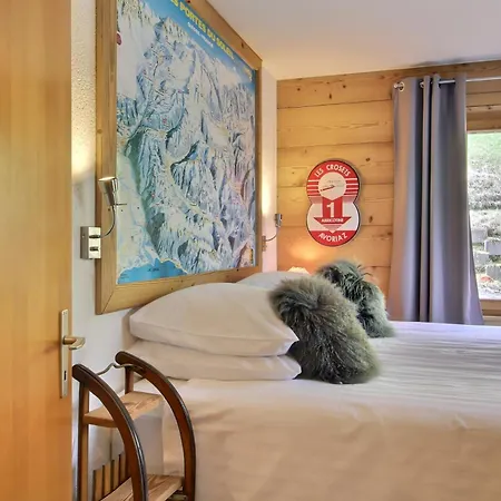 Apartment Crstes 15, Its Chimney And Terrace Champery