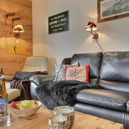 Apartment Crstes 15, Its Chimney And Terrace Champery