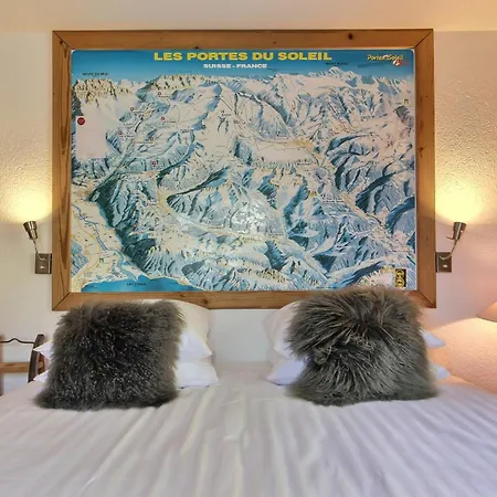 Crstes 15, Its Chimney And Terrace Apartment Champery